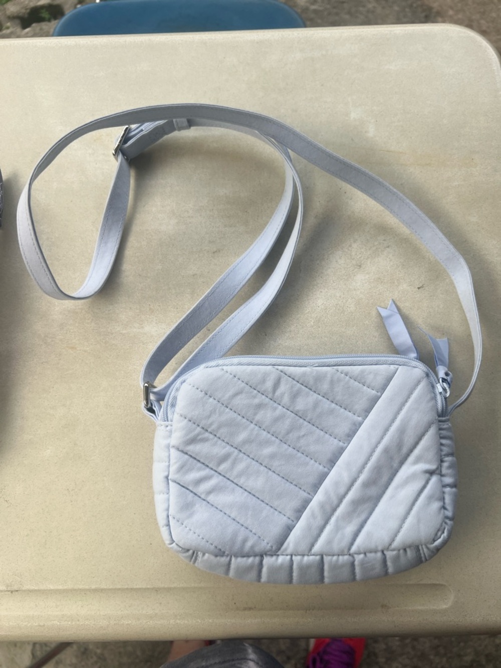 Vera Bradley Light Blue Quilted Crossbody